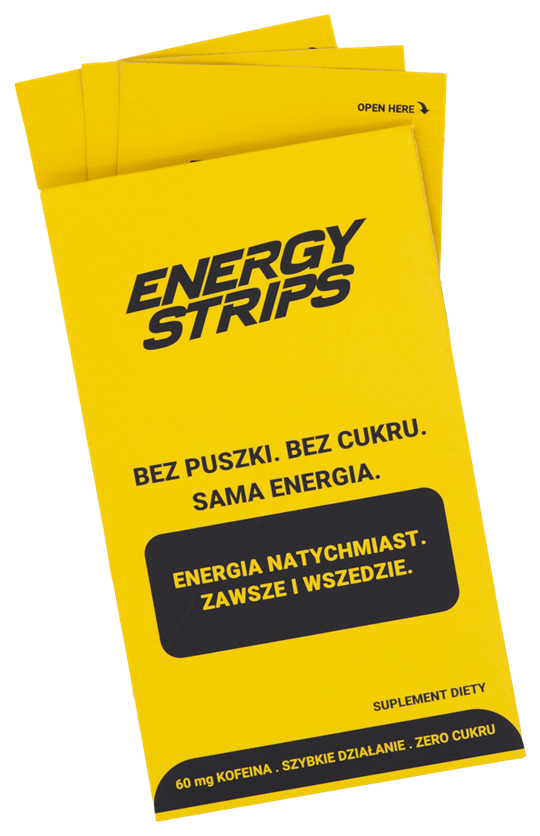 Rzeczywiste opakowanie STRIPS ENERGY